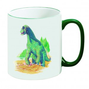Two-Tone Mug: Brachiosaurus