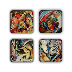 Kandinsky Coaster Set: Kandinsky Group 8
