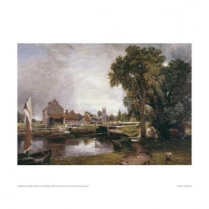 CON004 Dedham Lock and Mill, Essex, 1820