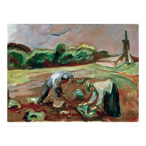 MUN032  Potato Harvest, 1924