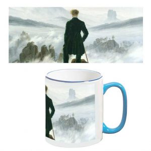 Friedrich Two-Tone Mug: The Wanderer above the Sea of Fog