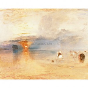 TUR005 Calais Sands at Low Water, 1830