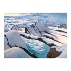 VAL003 Alpine Mountain Glaciers & Peaks in Snow